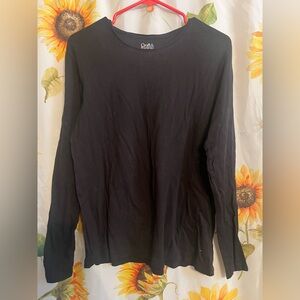 Croft & Barrow Classic Black Tee